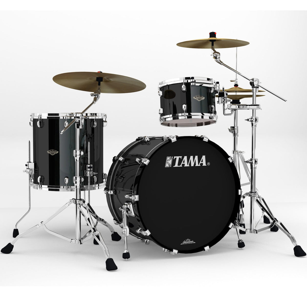 Tama Starclassic Walnut Birch Lacquer 3-Piece Shell Pack - Piano Black