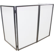 ProX XF-4X3048BMK3 4 Panel DJ Facade Black Panels - 4 Black & 4 White Scrims