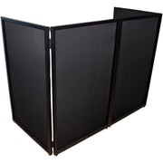 ProX XF-4X3048BMK3 4 Panel DJ Facade Black Panels - 4 Black & 4 White Scrims