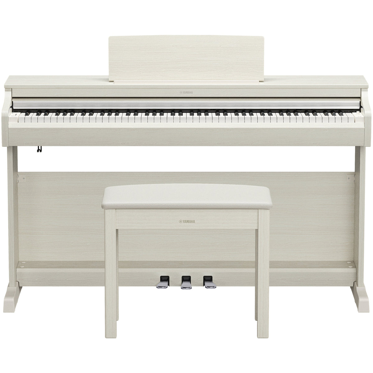 Yamaha YDP-166 Arius Upright Digital Piano - White Birch