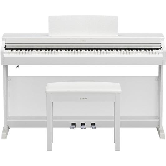 Yamaha YDP-166 Arius Upright Digital Piano - White