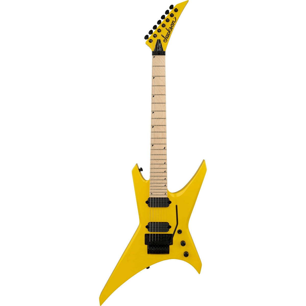 Jackson Pro Series Signature Dave Davidson Warrior WR7 Electric Guitar - Ferrari Yellow