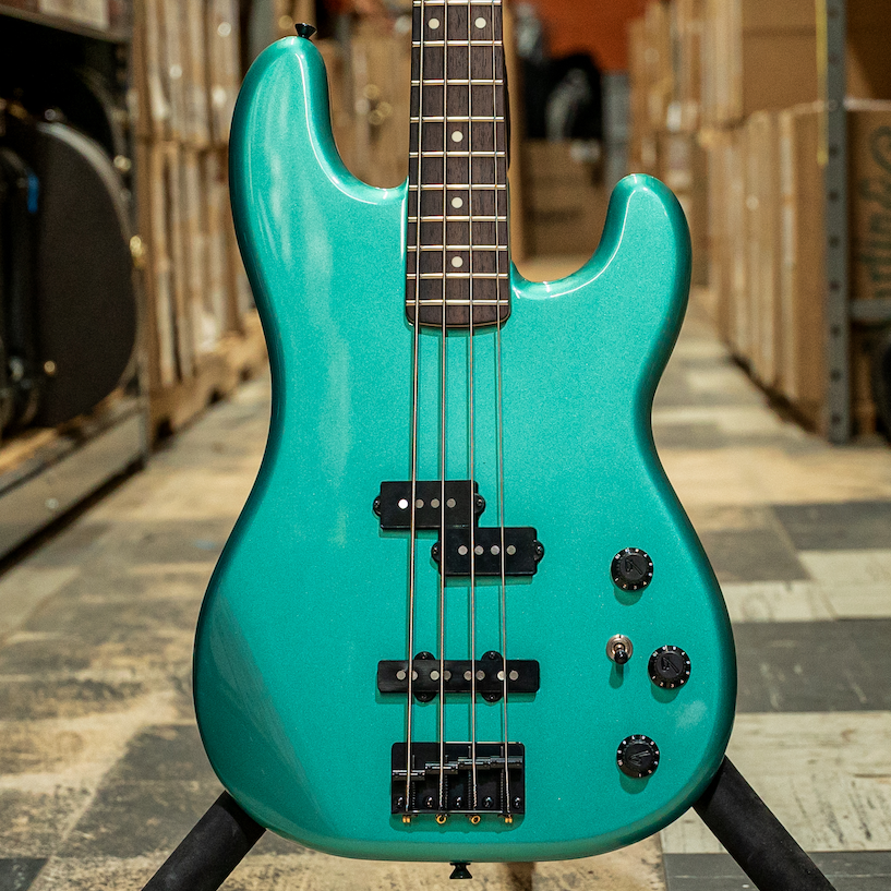 Fender Boxer Series Precision Bass Guitar - Sherwood Green Metallic