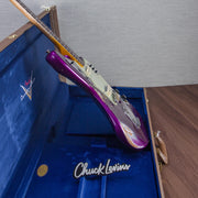 Fender Custom Shop 1965 Jaguar Electric Guitar Heavy Relic - Faded Purple Metallic - #R141588