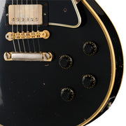 Gibson Custom Shop Murphy Lab Eric Clapton 1958 Les Paul Custom Electric Guitar - Ebony - #EC 132
