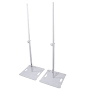 ProX X-POLARISWHX2 POLARIS Portable Speaker and Lighting Dual Stand Kit with Base Plate
