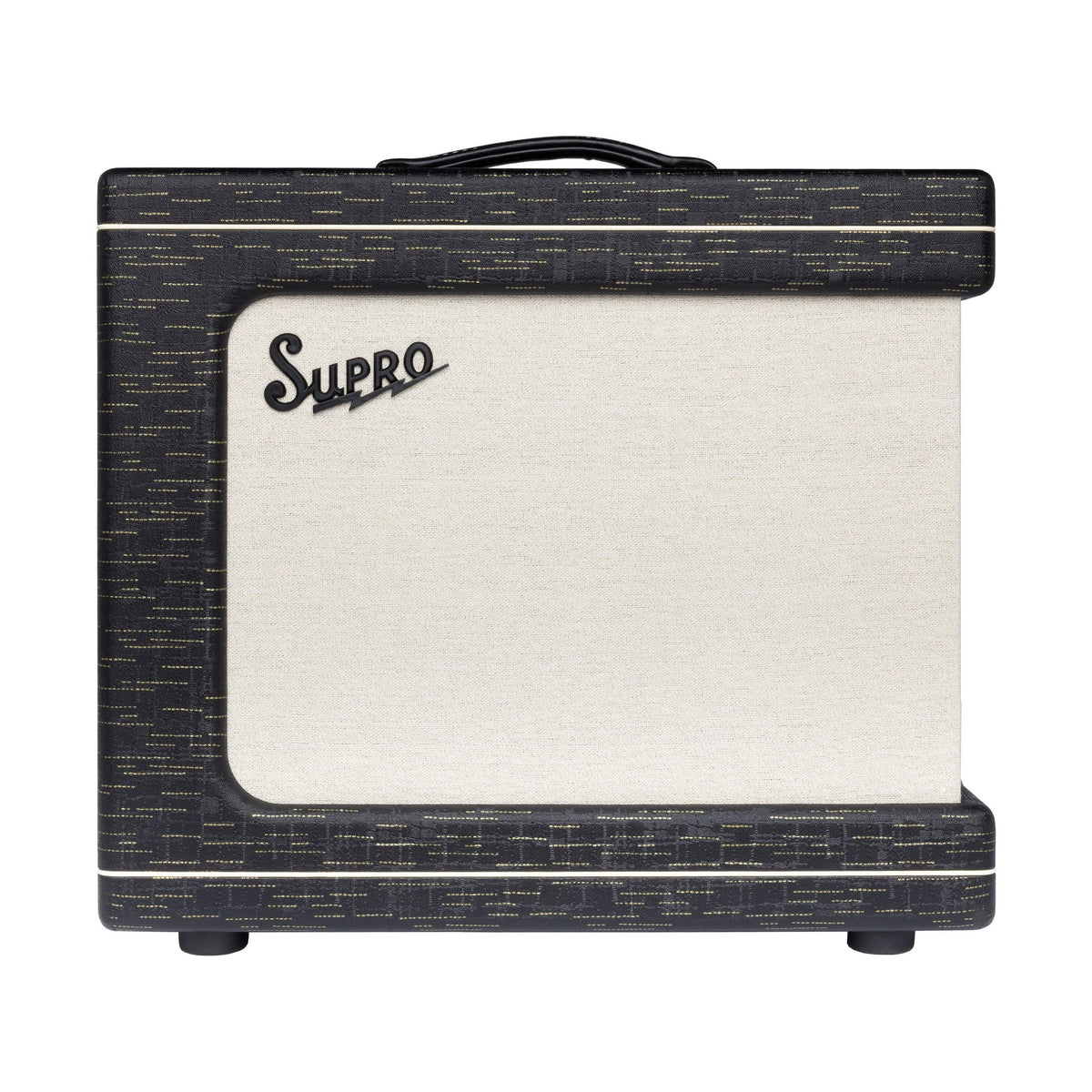 Supro Delegate Custom 1x12-Inch 25-Watt Tube Combo Guitar Amplifier - Black Gold Scandia