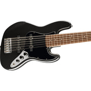Squier Affinity Series Jazz Bass VI Electric Bass Guitar - Black Metallic - Preorder