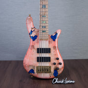 Spector USA Custom NS-5 5-String Electric Bass Guitar - Pinkish Hue - CHUCKSCLUSIVE - #2266