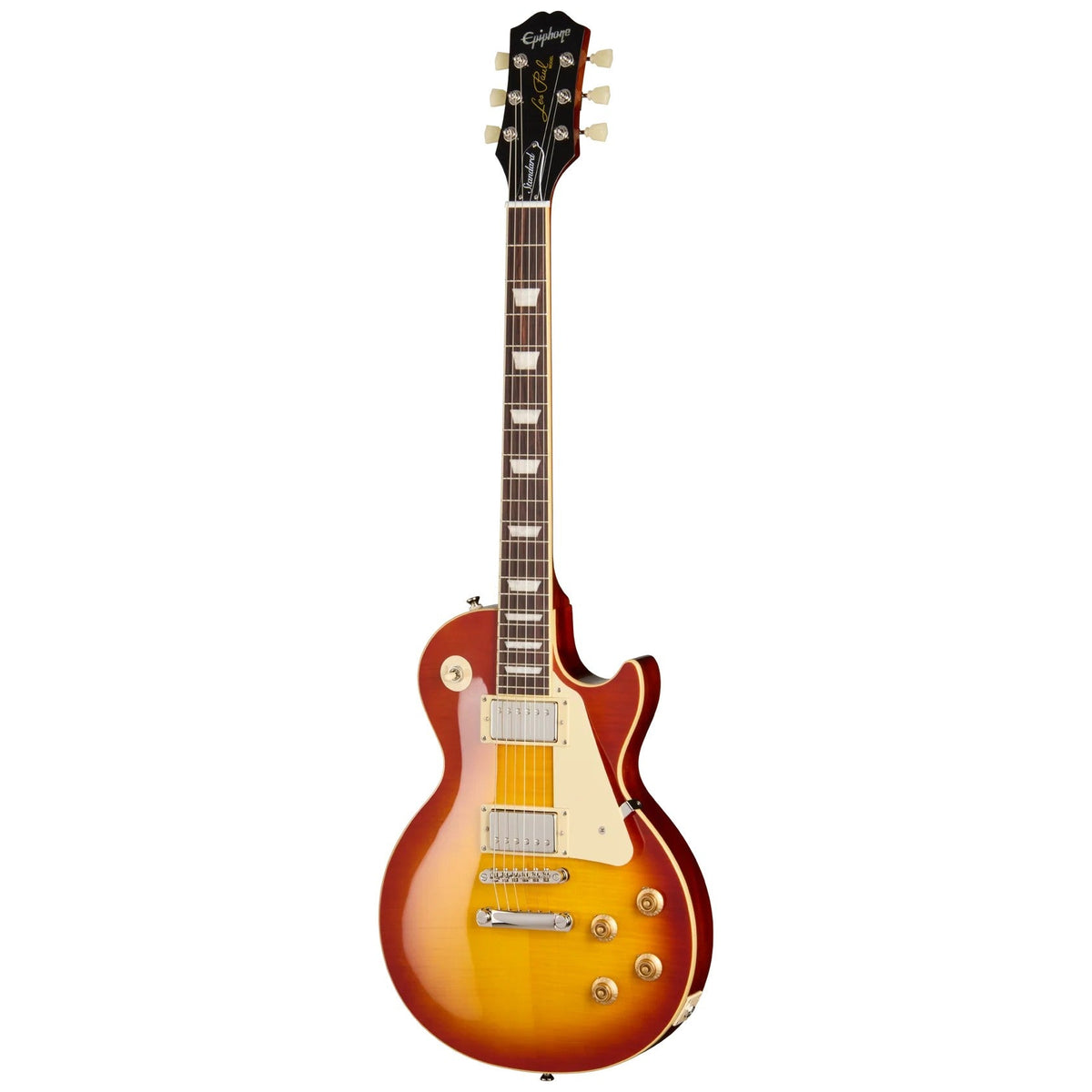 Epiphone Les Paul Standard 50s Figured Electric Guitar - Washed Cherry Sunburst