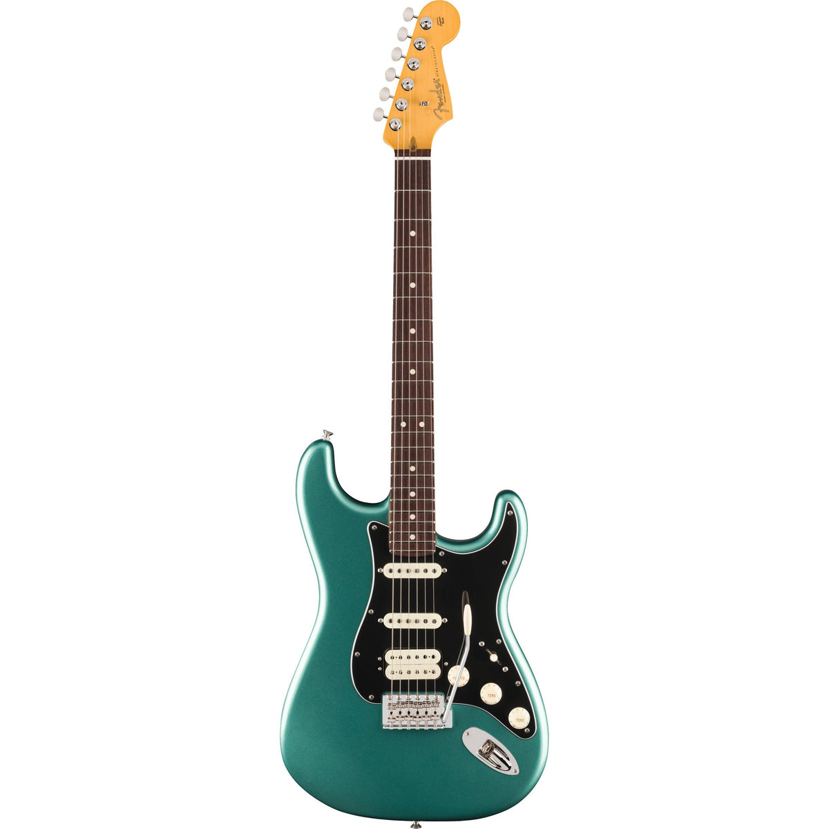 Fender American Professional Classic Stratocaster HSS Electric Guitar, Rosewood Fingerboard - Faded Sherwood Green Metallic