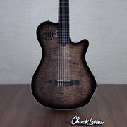 Godin MultiAc Grand Concert SA Nylon String Acoustic-Electric Guitar - Trans Black - CHUCKSCLUSIVE - #25311344
