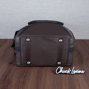 Marcus Bonna Baby 2 French Horn Case - Dark Brown Leather