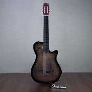 Godin MultiAc Grand Concert SA Nylon String Acoustic-Electric Guitar - Trans Black - CHUCKSCLUSIVE - #25311328