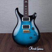 PRS Custom 24 Custom Color Electric Guitar - Carroll Blue Burst - #250415406