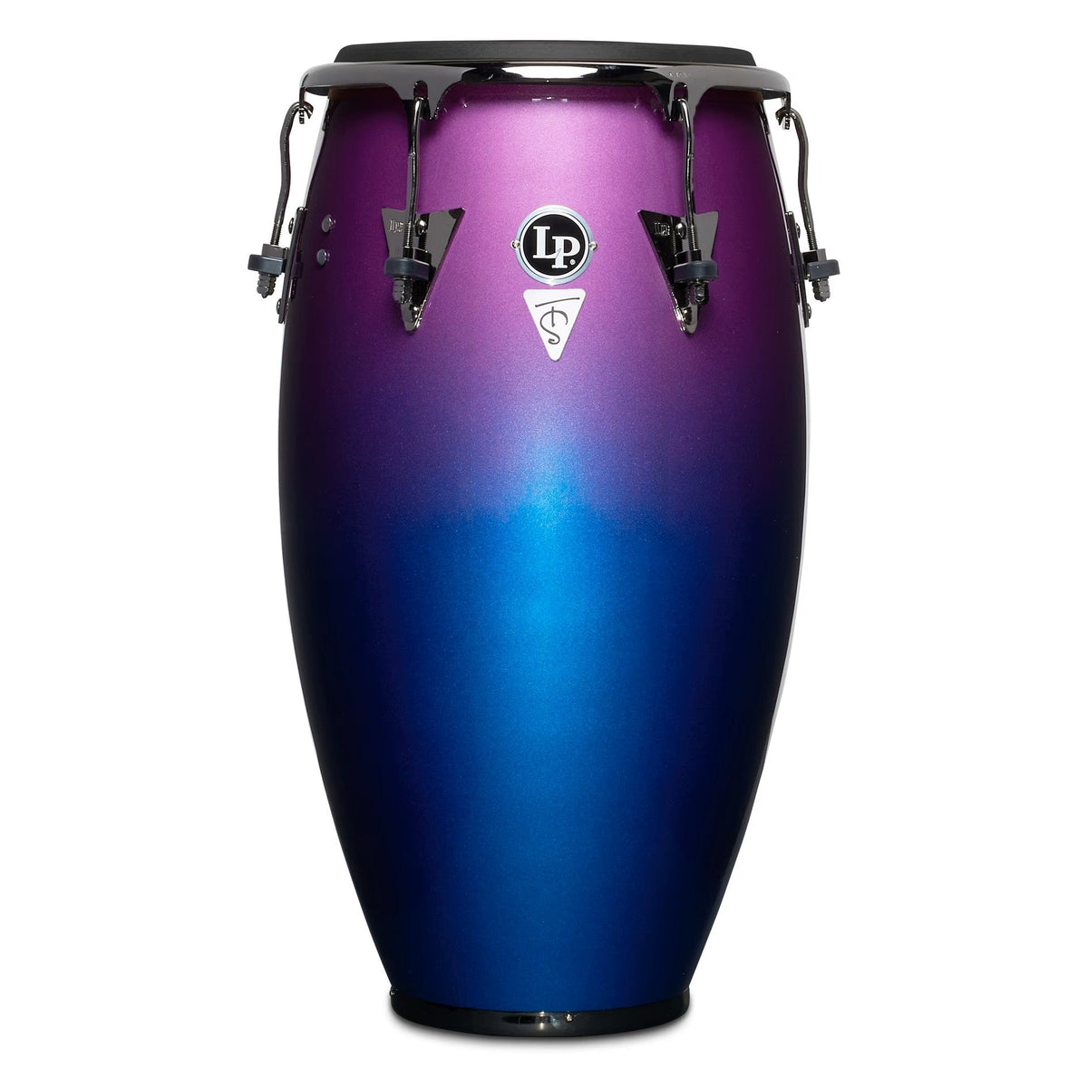 Latin Percussion 11.75-Inch Tony Succar Signature Conga - Rainbow with Black Nickel-Hardware