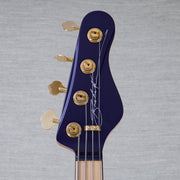 Brubaker USA Steve Jenkins JXB-4 Signature Electric Bass Guitar - Midnight Blue Gloss - #045-23