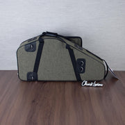 Marcus Bonna Alto and Non-Detachable Curved Soprano Double Saxophone Case - Cationic Green