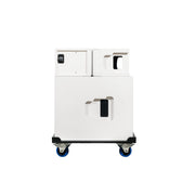 BASSBOSS Sublim8 Column PA Speaker wIth 18-inch Sub - White