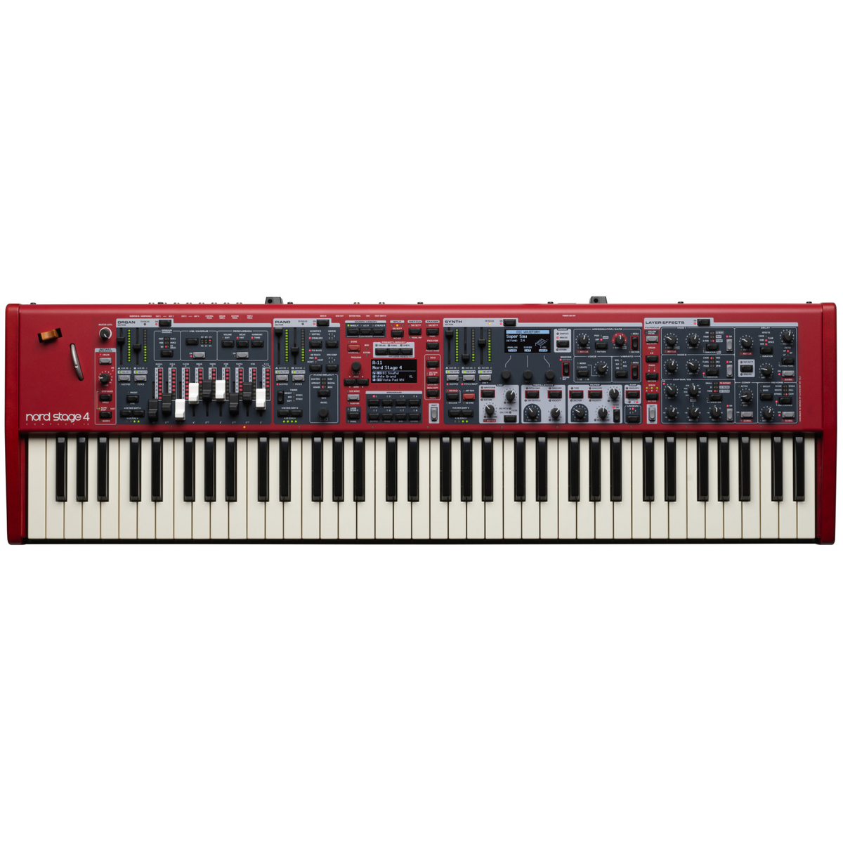 Nord Stage 4 Compact Semi-Weighted 73-Note Keyboard - New