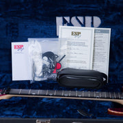 ESP USA M-II DX Electric Guitar - See-Thru Black Cherry - #US26098