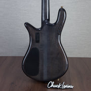 Spector Euro 4 LT Spalted Maple Bass Guitar - Fire Red Burst - CHUCKSCLUSIVE - #]C121SN 21113