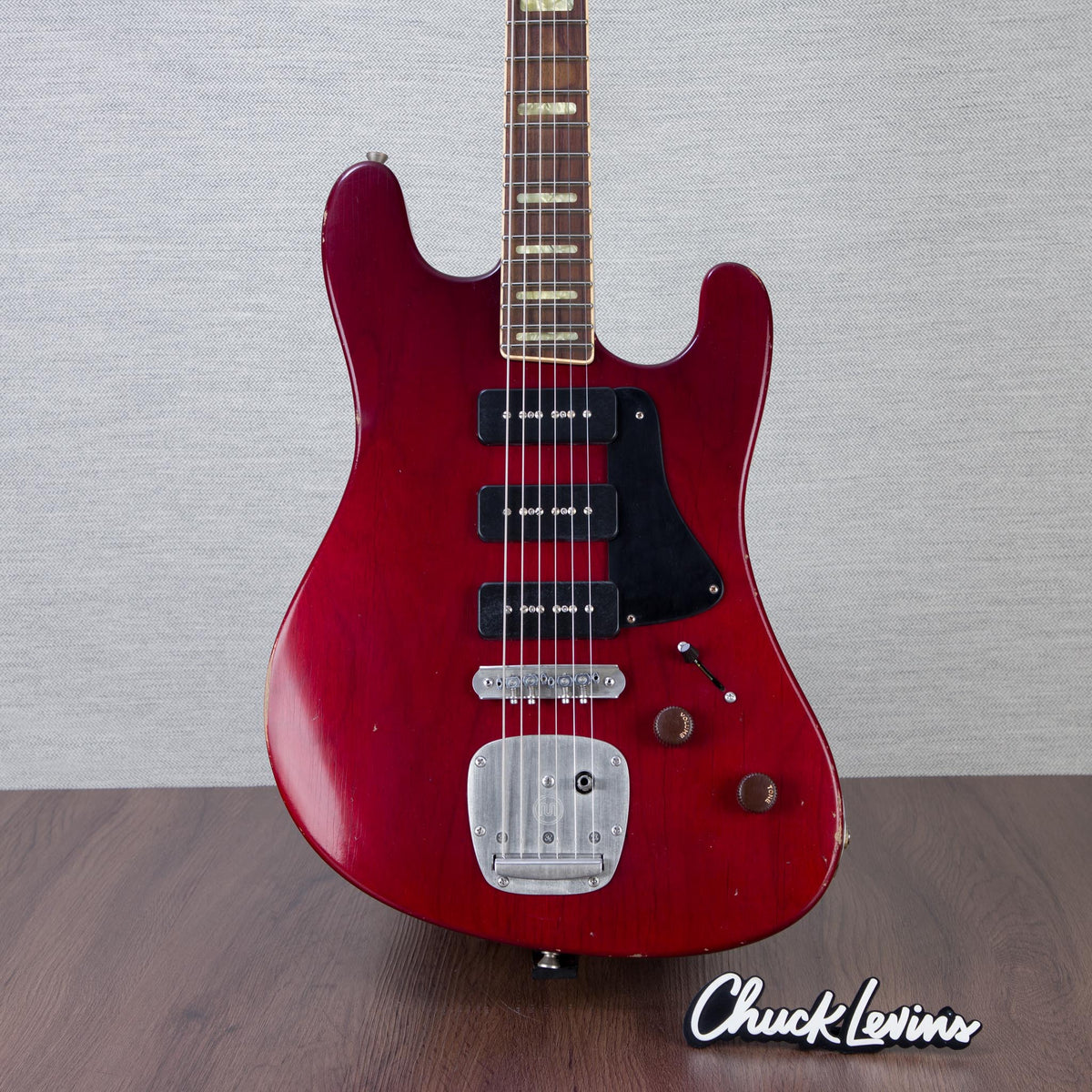 Castedosa Conchers Baritone Electric Guitar - Vintage Cherry - #386