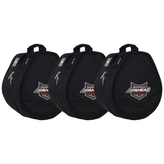 Ahead Armor 13x9/16x16/22x16 Drum Soft Case (3 Pack Bundle) - MUSICTONER