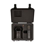 Aim Audio INSPIRE + PACK Multi-Pattern Studio Mic w ORBIT/SENTRY Shockmount & Case - MUSICTONER