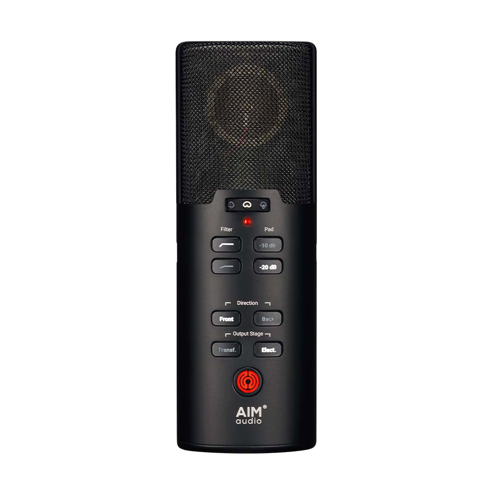 Aim Audio INSPIRE + PACK Multi-Pattern Studio Mic w ORBIT/SENTRY Shockmount & Case - MUSICTONER