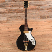 Airline Model 7214 Guitar w/ Amp in Case Black 1960s - MUSICTONER