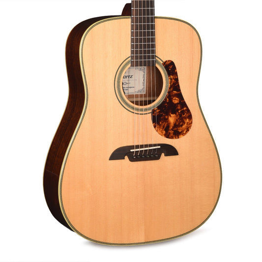 Alvarez MD60e Masterworks Dreadnought Solid AAA Sitka Spruce/Solid African Mahogany Natural w/Herringbone - MUSICTONER