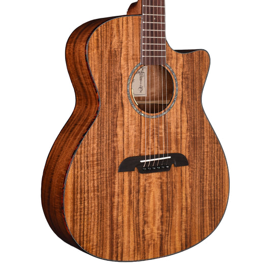 Alvarez RG99KCE Elite Figured Koa Grand Auditorium Acoustic-Electric Guitar - MUSICTONER