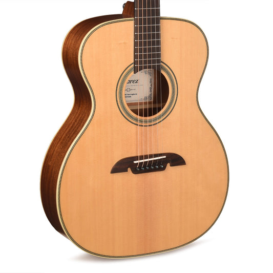 Alvarez AF60 Herringbone Folk/OM Acoustic Guitar Natural - MUSICTONER