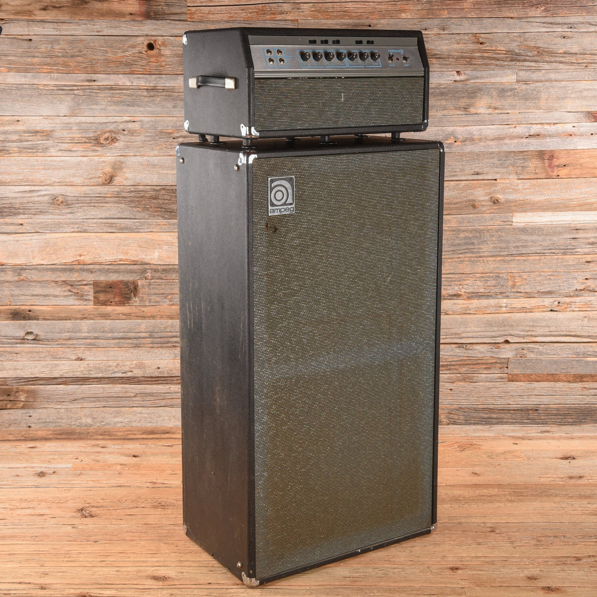 Ampeg SVT "Blue Line" 300-Watt Bass Amp Head w/Squareback 8x10 Cabinet - MUSICTONER