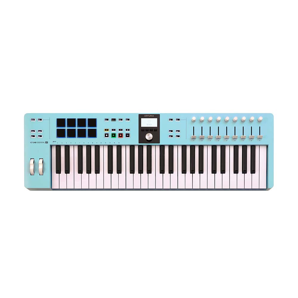 Arturia KeyLab Essential 49 MK3 MIDI Keyboard Controller Aquamarine - MUSICTONER