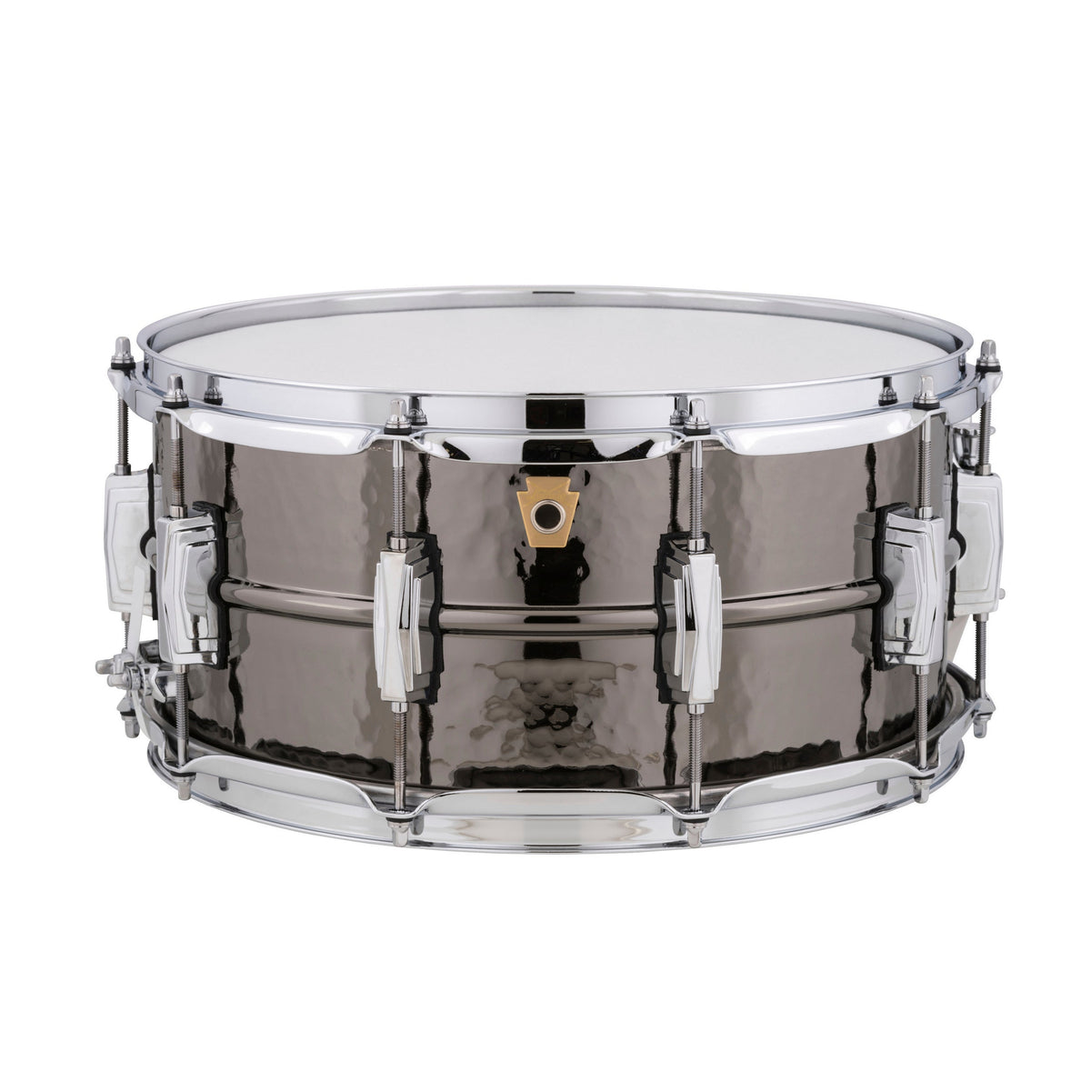 Ludwig 6.5 x 14-Inch Black Beauty Hammered Brass Snare Drum - Black Nickel