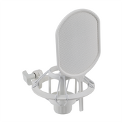 Yamaha YCM705 W Condenser Microphone with Shock Mount and Pop Filter - White