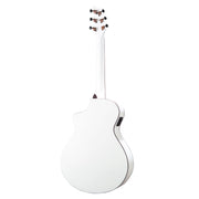 Breedlove Discovery S Concert Acoustic Electric Guitar - Satin White