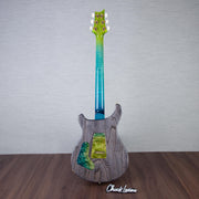PRS Private Stock Custom 24 Electric Guitar - Laguna Glow/Charcoal Wash - #250410405