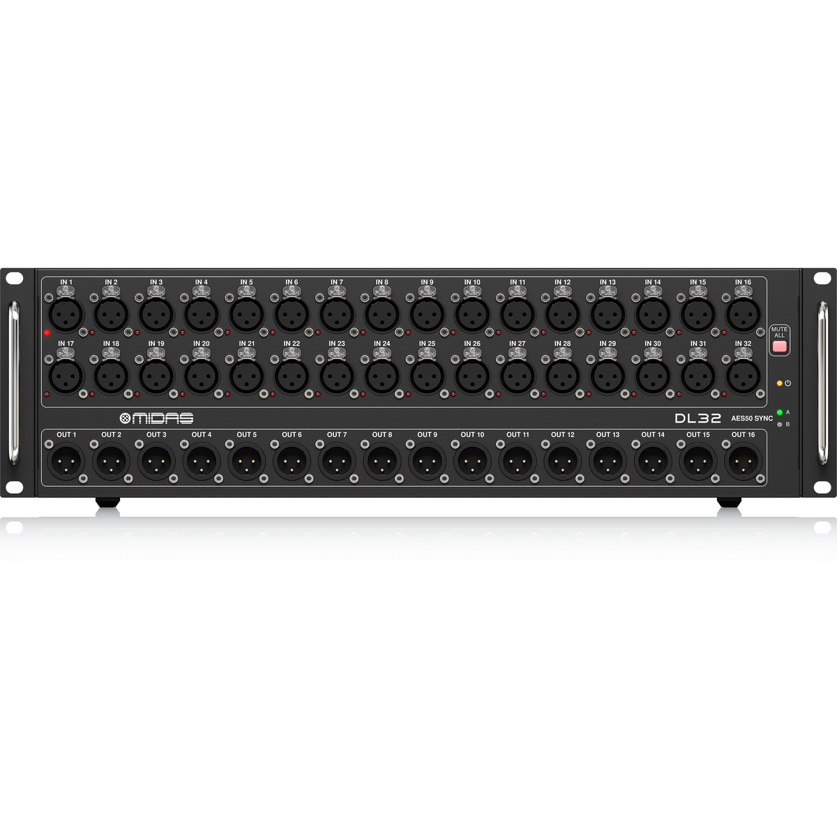 Midas DL32 32-Input/16-Output Stage Box with 32 Microphone Preamps - New