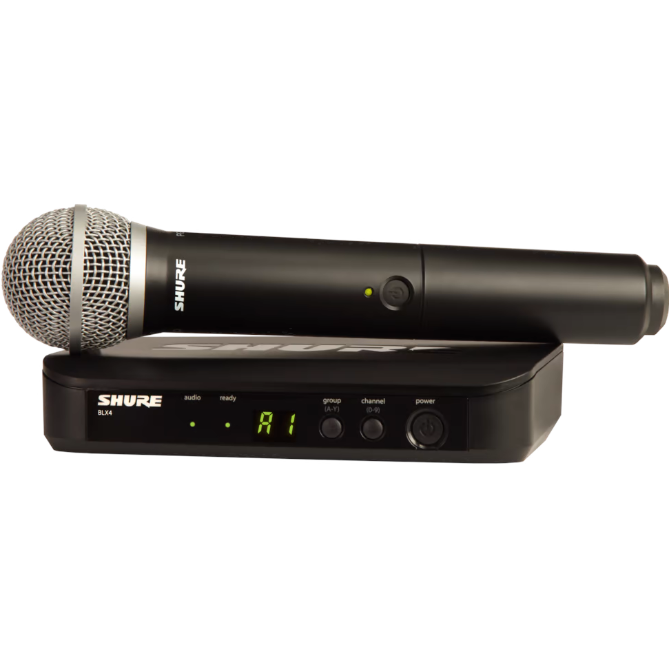 Shure BLX24/PG58 Handheld Wireless System with PG58 - H11 Band - New