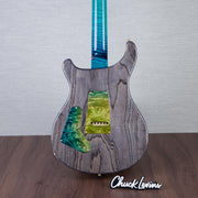 PRS Private Stock Custom 24 Electric Guitar - Laguna Glow/Charcoal Wash - #250410405