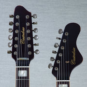 Castedosa Double Neck 6/12 String Baritone Electric Guitar - Daphne Blue - #213