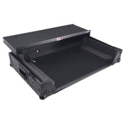 ProX XS-RANESYSONEWLTBLLED Flight Case For RANE SYSTEM ONE Dj Controller Sliding Laptop Shelf & Wheels - Black