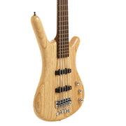Warwick Teambuilt Pro Series Corvette Ash 5-String Electric Bass Guitar - Natural Transparent Satin