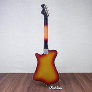 Castedosa The Halcon Baritone Electric Guitar - Aged 3-Tone Sunburst Sparkle - #355