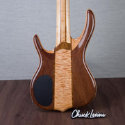 Ken Smith BSR-5TNE-FW Black Tiger Elite 5-String Electric Bass Guitar - Figured Walnut - #5TNE706626