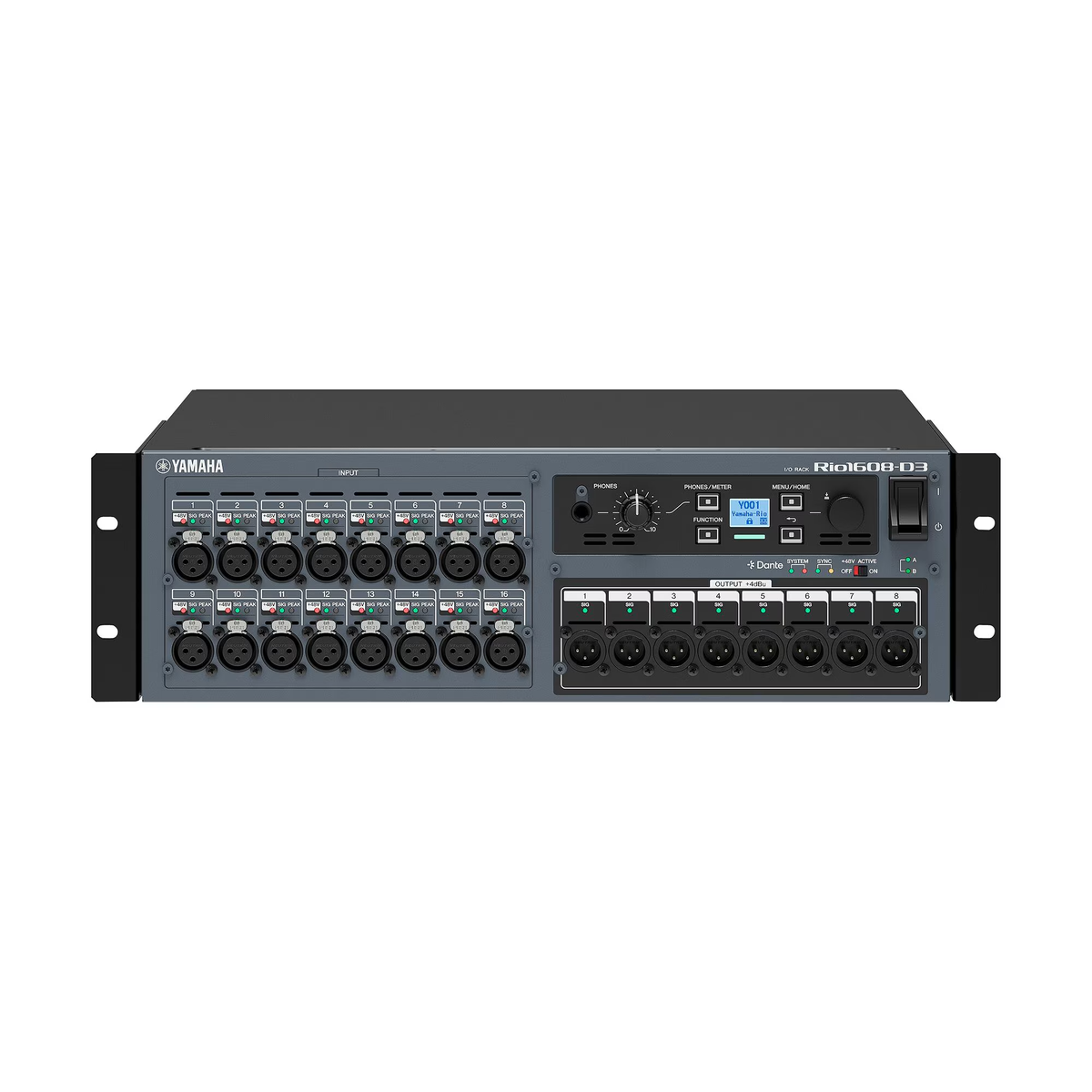 Yamaha Rio1608-D3 Dante I/O Rack