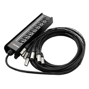 Gator GCWB-DS8X0-50 8-Channel Drop Snake with No Returns - 50-Feet